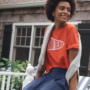 NWT The Corey Short-Sleeve Game Day Boxy Tee by Maeve